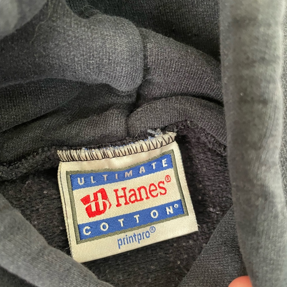 Hanes ‘HUMBOLDT’ Charcoal Gray Hoodie with Tree Design - Picture 6 of 7